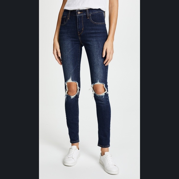 levi's 721 high rise skinny rough day